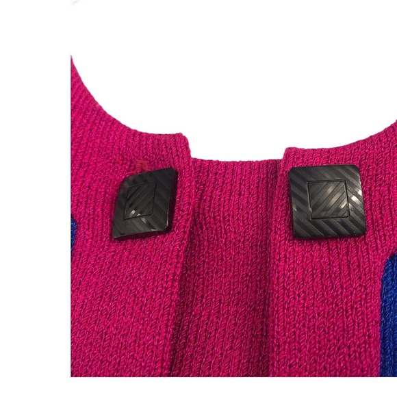 Vintage Anthony Sicari Women's Size 14 Long Sleeve Button Accent Sweater - Picture 5 of 8